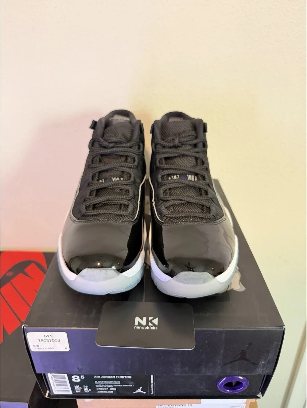 Air Jordan 11 Retro Space Jam Concord 2016 Size 8.5M 378037-003